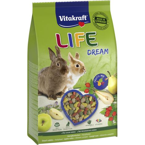 VITAKRAFT Life Dream für Zwergkaninchen - 1,8kg