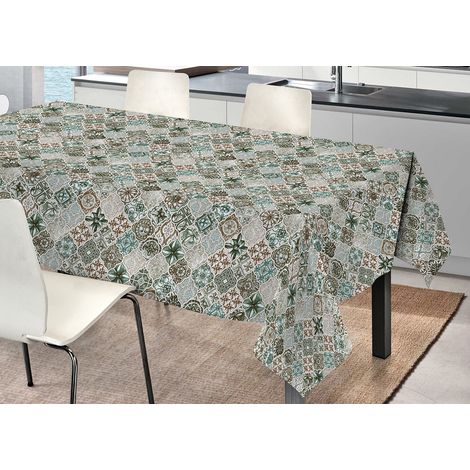 Tovaglia Tavolo Cucina Copritavola Digitale 100% Cotone Sole SV, misura145x250coloreSole (1/4)