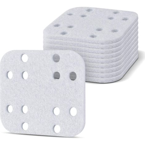 OasisMist 450S & LV 600S Lot de 10 tampons détartrants pour humidificateur d'air avec brouillard chaud et froid, OasisMist 450S & LV 600S, Blanc (1/5)