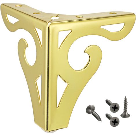 Sofabein, Möbelbein, Dreiecksbeine – Gold, 12,5 cm (1/5)
