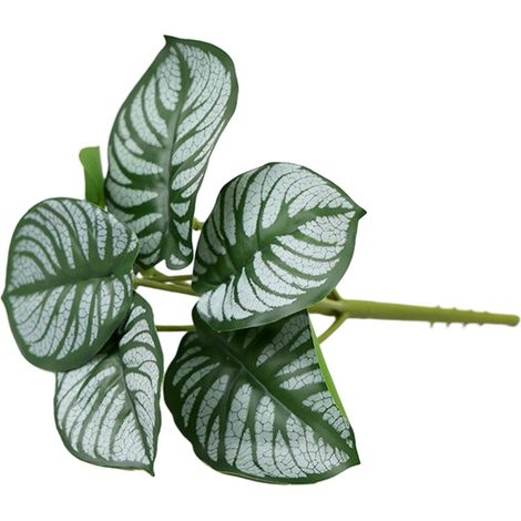 Plante Artificielle En Pot - Hauteur 15 cm Et 17 cm - Matière Caoutchouc Souple - Décoration Intérieure Et Extérieure - 1 Pièce (1/5)