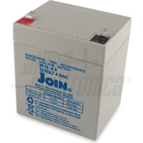 Alpha elettronica batteria piombo agm 12v 4.5ah fasto bp12-4.5 (1/2)