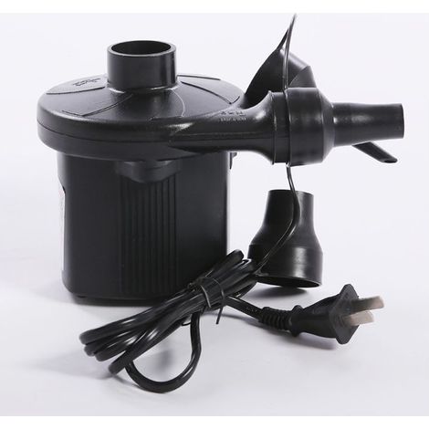 Kaelt - Pompe à air électrique gonflable, gonflage rapide et portable 220 V avec 3 buses pour bateaux gonflables, etc. (1/4)