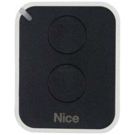 Nice – Télécommande 433,92 MHz pour motorisations – 2 canaux – Alimentation piles CR2032 – Portée jusqu'à 100 m extérieur (1/5)
