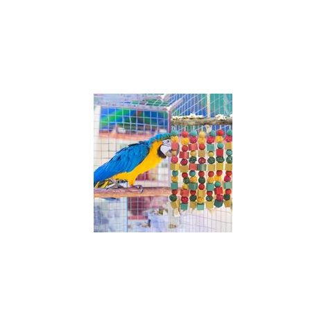 Juguete grande para loros, juguete masticable de madera natural, bloques de madera Takraw, juguete para jaula de loros, adecuado para aves grandes y medianas, guacamayos, loros grises africanos, cacat