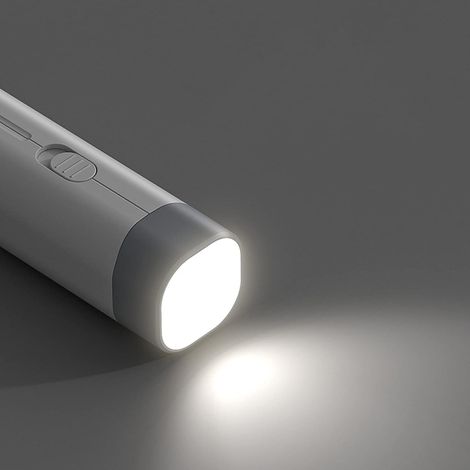 Lampe de Bureau LED 2 en 1 avec Batterie et Support Téléphone, Design Pliable Économie Énergie, Lampe Lecture Bureau Chambre (1/5)