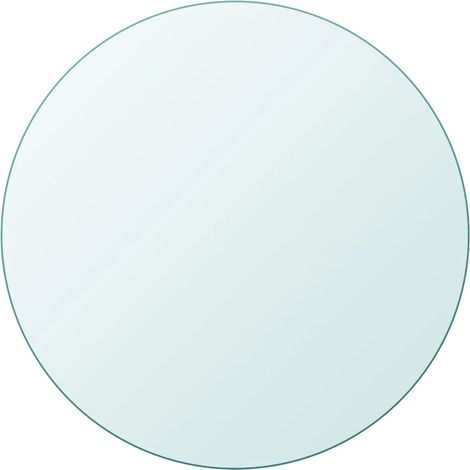 Tischplatte aus gehärtetem Glas rund 900 mm