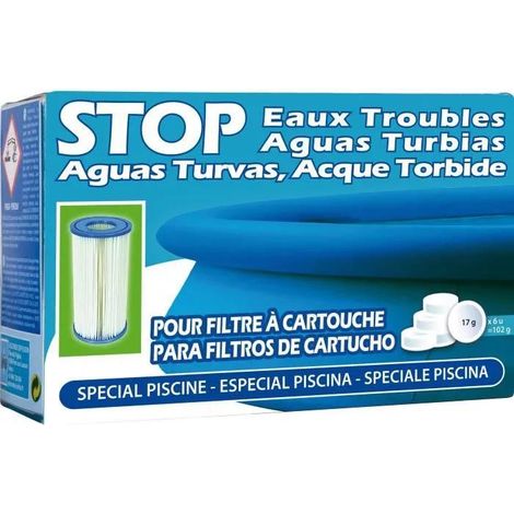 Gre-Pools Transparent Stop-Pastillen für trübes Wasser 6 Stück
