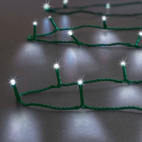 180 LEDs, 18 m Lichterkette, XU, Außenbeleuchtung, Kaltweiß – Feeric Lights & Christmas, Hochwertiges Produkt, Lange Lebensdauer, Energiesparend, UV-frei, Zufriedenheitsgarantie – K