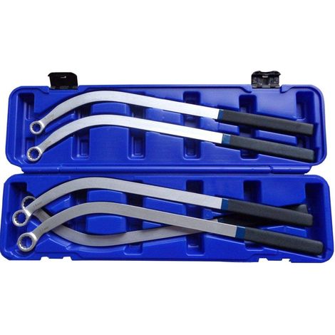 Set 5 pezzi Chiavi Tendicinghia Poligonale Lunghe a Testa per puleggia 13/19 mm