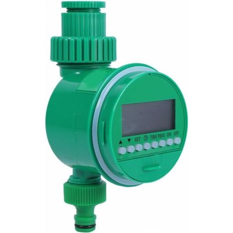 Automatischer digitaler Wasserhahn-Timer – LCD-Anzeige – Für mechanische Gartenschläuche – Bewässerungsprogramme – Mehrere Funktionen