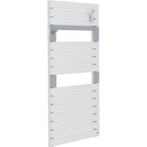 Sauter – Sèche-serviette eau chaude 510W – Dimensions l : 55 cm h : 95,2 cm – Surface chauffée 6 m² – Design moderne tubes plats (1/3)