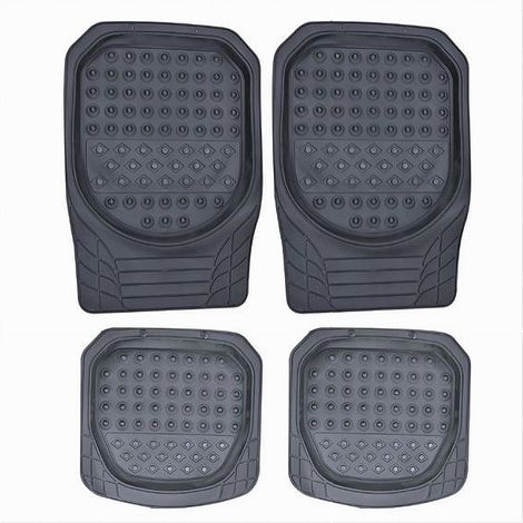 TRADE SHOP - Tappeto Universale Auto 4pz Pvc Resistente Tappetini Anteriori Posteriori Mats-11 - (1/2)
