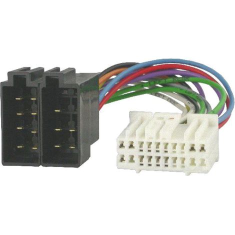 Fiche Autoradio 20PIN vers ISO compatible avec Honda Fiat Suzuki ap95