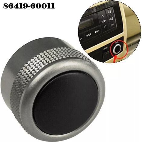 Suitable for Land Cruiser rear volume knob and rear air conditioning volume switch button 86419-60011 (1/4)