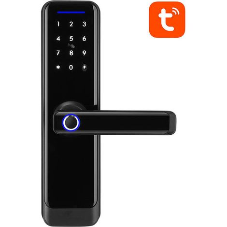 Avatto ZSDL-A270-B-ALI-6072 Intelligentes digitales Türschloss ZigBee Schwarz (1/5)
