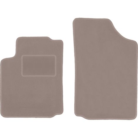 Tapis avant beiges pour Citroën C3 Pluriel cabriolet (2003-2010) (1/5)