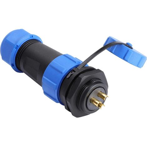 IP68 SP21 3-poliger wasserdichter Kunststoff-Luftfahrtstecker (3-polig)
