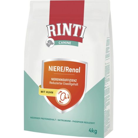 Rinti Canine Hundetrockenfutter Adult Light 4 kg Huhn Trockenfutter Hunde