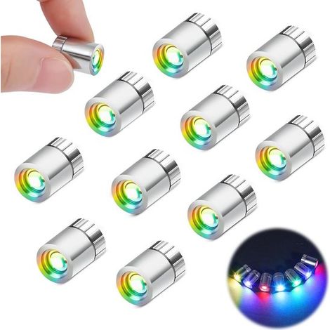 10 mini luci LED a batteria - Luci in miniatura multicolore, adatte per case delle bambole, lavori creativi, decorazioni per feste e vetrine. (1/4)