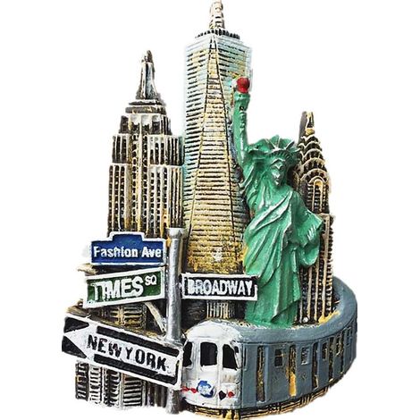 Kühlschrankmagnet mit New Yorker Motiv, USA, Dekoration für Zuhause und Küche, Reisesouvenir