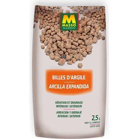 Masso Garden Elargi l'argile 2,5 L