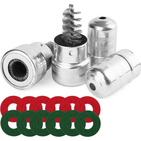 Kit de Nettoyage Et de Protection Des Bornes de Batterie Automobile, Universel Brosse Anti-Corrosion, Joint de Protection Des Bornes de Batterie (1/5)