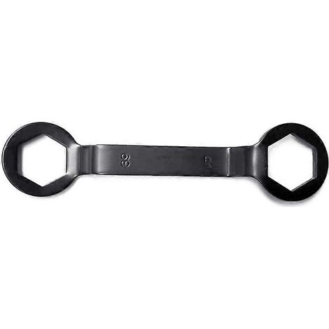 Outil de démontage d'écrou, clé à écrou de blocage d'embrayage double tête noire pour moto (1/5)