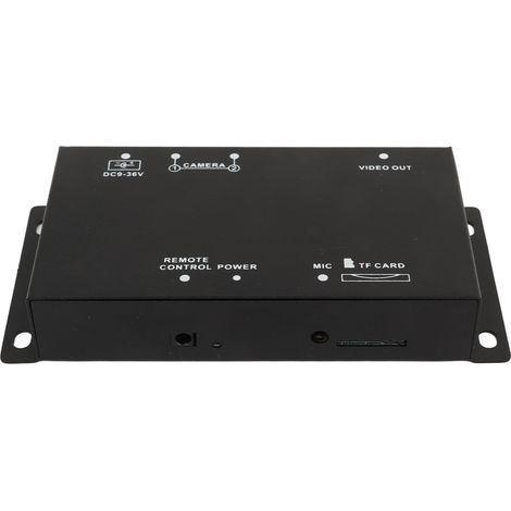 Boîtier de commande et répartiteur vidéo numérique mobile 2 canaux 12 V/24 V CC avec caméra de recul et commutateur d'image 720p pour camping-cars, fourgonnettes et camions (1/5)