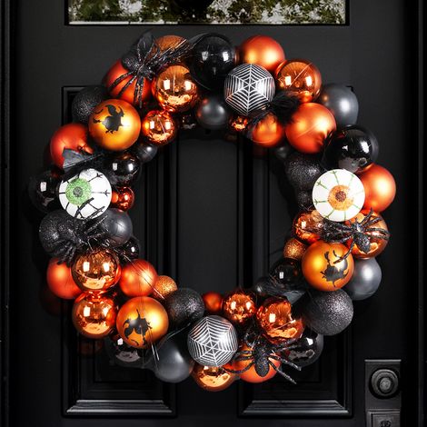 Halloween-Horror-Geisterfest-Simulation Kürbis-Spinnen-Dekoration Partyblumen-Link Aura (1/3)