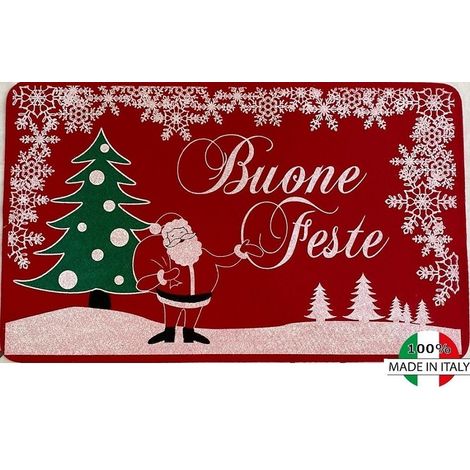 Zerbino Tappeto Stella Natalizio 40 X 67 cm (1/2)