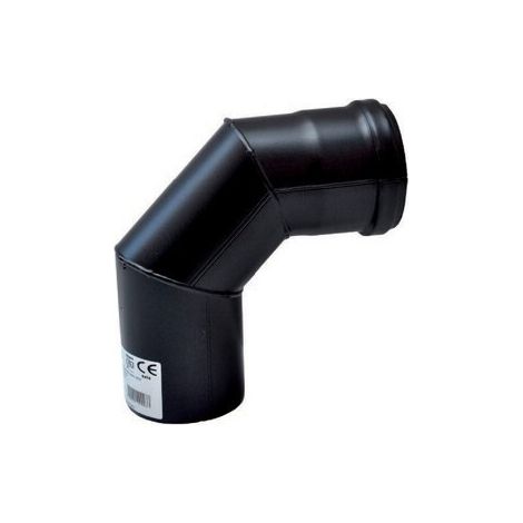 C CURVA A 90 P/STUFA A PELLET D 10 CM