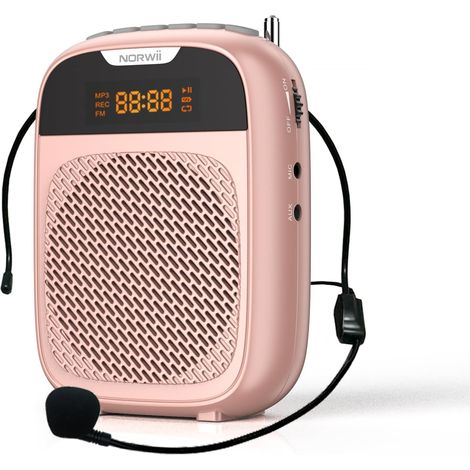 Bluetooth Amplificateur Vocal avec Micro Filaire Type-C Rechargeable (1/5)