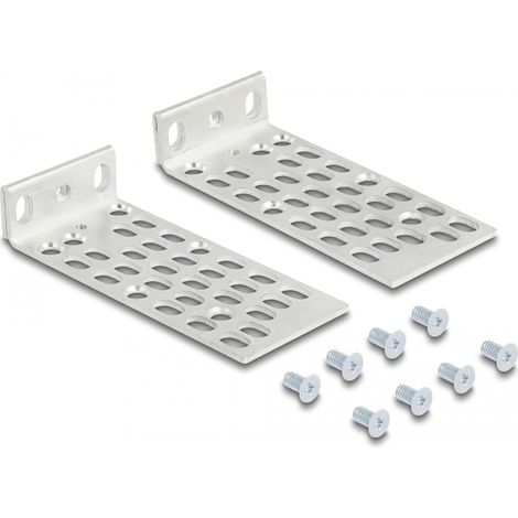 Delock Juego de montaje en rack universal 2 piezas