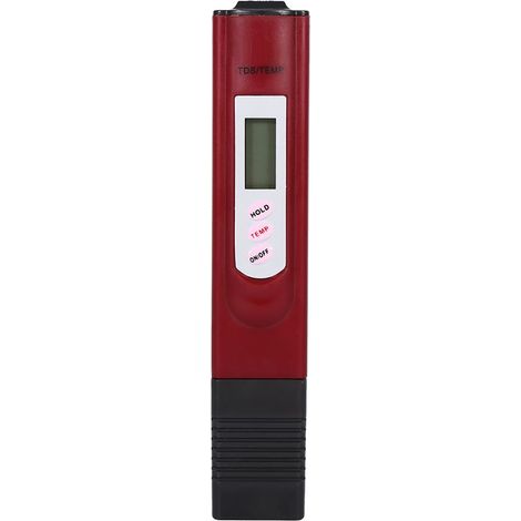 Digitales LCD-Wasserqualitätsmessgerät mit TDS-Messung (0–9999 ppm) und Temperaturanzeige (1/5)