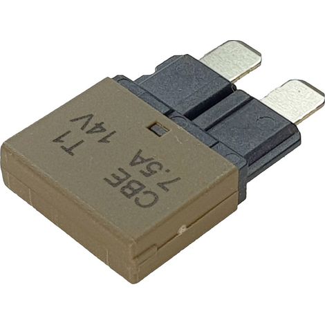 Hansor CBE1-0714 Disjoncteur pour fusible plat standard 7.5 A marron 1 pc(s)