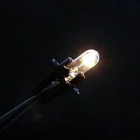 Lot de 10 lampes LED T5 12 V CC 1,2 W, éclairage jaune pour tableau de bord intérieur de véhicule (1/2)