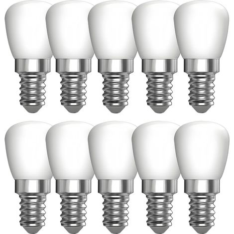 XEPHO Ampoule LED E14 3W 3000K blanc chaud, équivalent 40W halogène, résistance -20°C+45°C, pour congélateur, 26 LEDs, lot de 10 (1/5)