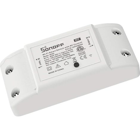Interrupteur intelligent sans fil avec récepteur RF pour maison connectée, compatible avec Alexa et Google Home, aucun hub requis (1/4)