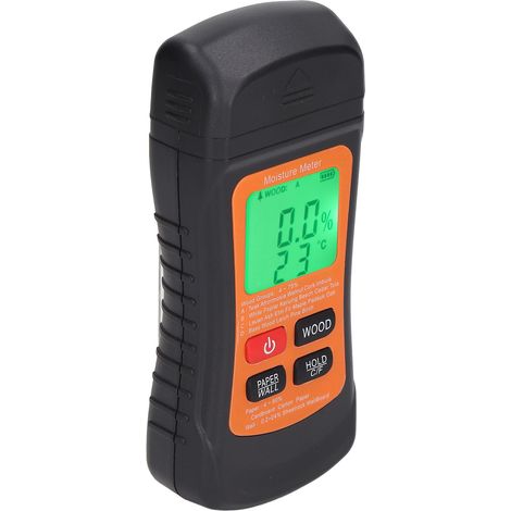 Holzfeuchtemessgerät mit LCD-Anzeige, tragbares, multifunktionales Feuchtigkeitsmessgerät mit doppeltem Schutz für die Industrie (1/5)