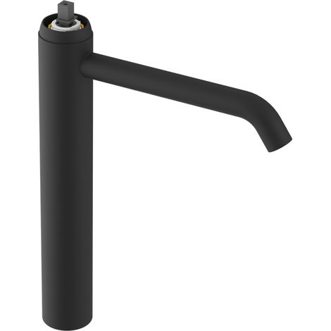Corps de mitigeur de lavabo ULTRAMIX, bec rallongé, noir mat