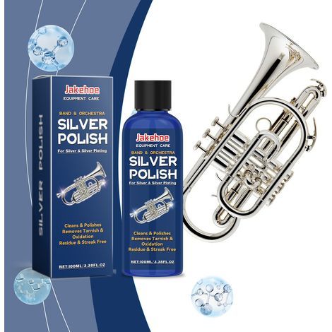Produit de polissage pour bijoux en argent - Nettoyage des taches, entretien quotidien, polissage et rénovation - 100 ml -- AUTLEAD (1/5)