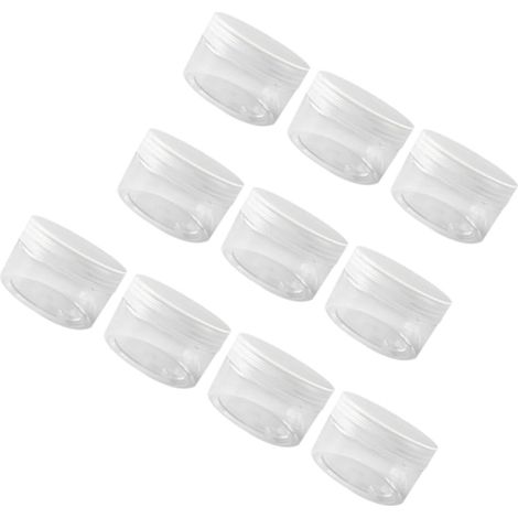 Easy-to-Fill 100ml PET Plastic Empty Jars with Wide Screw-Top Lids for Cream and Biscuit Storage, DIY Crafts (1/5)