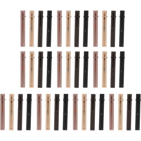 40pinces Pinces Bec de CanardSection AlliagePro Coiffure pour Salon de Beauté Séparation Cheveux (1/5)