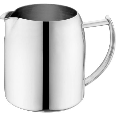 pot à lait en acier inoxydable 18/10 – fini miroir, argent, 12oz, 0.34L (1/5)