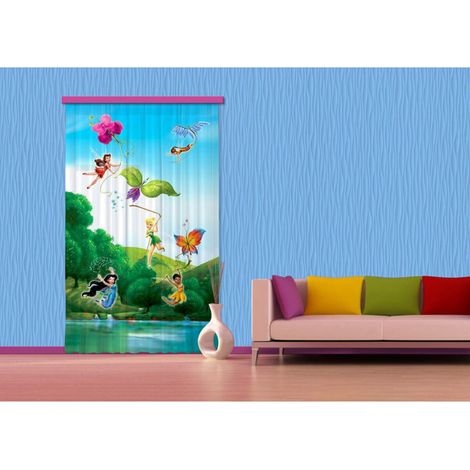 Voilage Fée Clochette Arc-en-ciel Disney Fairies 140x245 cm (1/3)