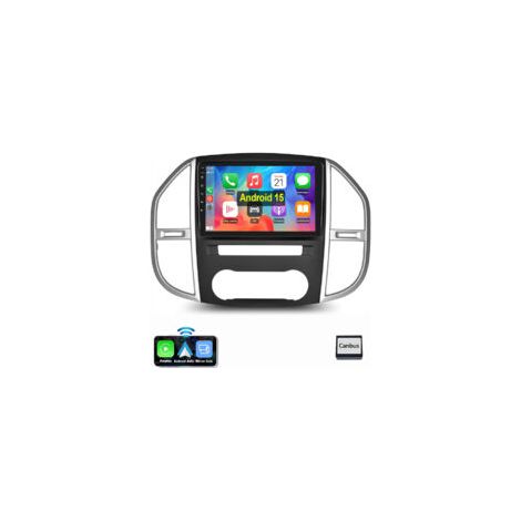 Autoradio Android 15 GPS RDS Carplay pour Mercedes Benz Vito 3 W447 2014-2020 2+64G