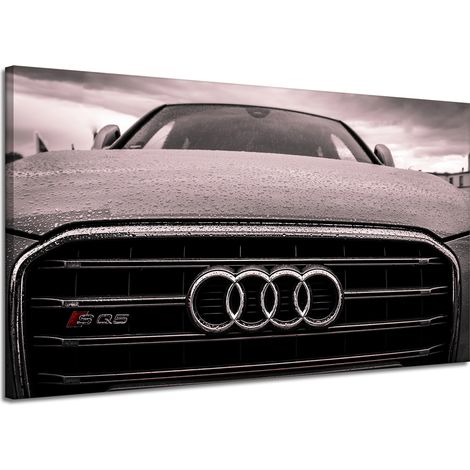Leinwanddruck Jugend Audi Auto 120x70