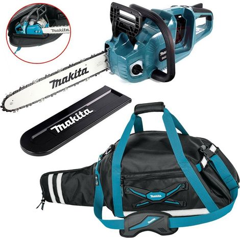 Makita DUC353Z Twin 18v / 36v LXT Lithium Cordless 35cm Chainsaw Bare +Carry Bag (1/4)