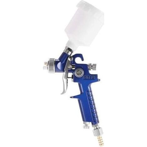 Pistolet pulvérisateur pour peinture HVLP 0.5 mm Pistolet pulvérisateur 120 ml Pistolet à peinture avec réservoir Airbrush Kit aérographe (1/5)